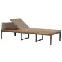 Tumbona con cojines madera maciza de acacia marrón de vidaXL, Tumbonas - Ref: Foro24-44249, Precio: 173,48 €, Descuento: %