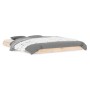 Estructura de cama madera maciza de pino 140x200 cm de , Camas y somieres - Ref: Foro24-823444, Precio: 95,95 €, Descuento: %