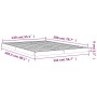 Estructura de cama madera maciza de pino 140x200 cm de , Camas y somieres - Ref: Foro24-823444, Precio: 95,95 €, Descuento: %
