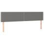 Cabeceros 2 unidades de tela gris oscuro 90x5x78/88 cm de , Cabeceros y pies de cama - Ref: Foro24-345965, Precio: 35,67 €, D...