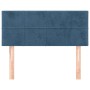 Cabecero de terciopelo azul oscuro 80x5x78/88 cm de , Cabeceros y pies de cama - Ref: Foro24-346016, Precio: 33,96 €, Descuen...