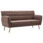 Sofá de 3 plazas tapizado de tela marrón 172x70x82 cm de , Sofás - Ref: Foro24-247126, Precio: 395,77 €, Descuento: %