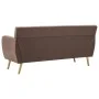 Sofá de 3 plazas tapizado de tela marrón 172x70x82 cm de , Sofás - Ref: Foro24-247126, Precio: 364,33 €, Descuento: %