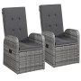 Juego de comedor de jardín 9 pzas con cojines gris de , Conjuntos de jardín - Ref: Foro24-3099502, Precio: 1,00 €, Descuento: %