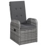 Juego de comedor de jardín 9 pzas con cojines gris de , Conjuntos de jardín - Ref: Foro24-3099502, Precio: 1,00 €, Descuento: %