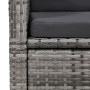 Juego de comedor de jardín 9 pzas con cojines gris de , Conjuntos de jardín - Ref: Foro24-3099502, Precio: 1,00 €, Descuento: %