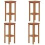Taburetes de barra de cocina 4 unidades madera maciza acacia de , Sillas de jardín - Ref: Foro24-3115989, Precio: 192,45 €, D...