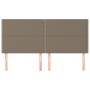 Cabeceros 4 unidades de tela gris taupe 100x5x78/88 cm de , Cabeceros y pies de cama - Ref: Foro24-3116218, Precio: 93,25 €, ...