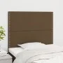 Kopfteile 2 Einheiten aus dunkelbraunem Stoff 80x5x78/88 cm von , Kopf- und Fußteile - Ref: Foro24-3116169, Preis: 44,42 €, R...