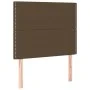 Kopfteile 2 Einheiten aus dunkelbraunem Stoff 80x5x78/88 cm von , Kopf- und Fußteile - Ref: Foro24-3116169, Preis: 44,42 €, R...