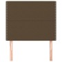 Cabeceros 2 unidades de tela marrón oscuro 80x5x78/88 cm de , Cabeceros y pies de cama - Ref: Foro24-3116169, Precio: 44,95 €...
