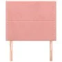 Headboards 2 units of pink velvet 100x5x78/88 cm by , Headboards and footboards - Ref: Foro24-3116239, Price: 49,11 €, Discou...