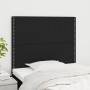 Cabeceros 2 unidades de tela negro 90x5x78/88 cm de , Cabeceros y pies de cama - Ref: Foro24-3116176, Precio: 47,88 €, Descue...