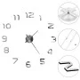 Reloj 3D de pared con diseño moderno 100 cm XXL plateado de vidaXL, Relojes de pared - Ref: Foro24-50634, Precio: 27,94 €, De...