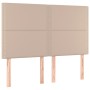 Cabeceros 4 unidades cuero sintético capuchino 72x5x78/88 cm de , Cabeceros y pies de cama - Ref: Foro24-3116287, Precio: 86,...