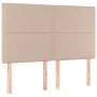 Headboards 4 units cappuccino synthetic leather 72x5x78/88 cm by , Headboards and footboards - Ref: Foro24-3116287, Price: 10...