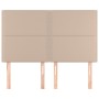 Cabeceros 4 unidades cuero sintético capuchino 72x5x78/88 cm de , Cabeceros y pies de cama - Ref: Foro24-3116287, Precio: 86,...