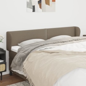 Cabecero de tela gris taupe 163x23x78/88 cm de , Cabeceros y pies de cama - Ref: Foro24-3117014, Precio: 65,82 €, Descuento: %
