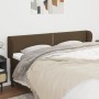 Cabecero de tela marrón oscuro 183x23x78/88 cm de , Cabeceros y pies de cama - Ref: Foro24-3117021, Precio: 61,18 €, Descuent...