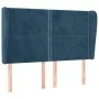 Kopfteil mit dunkelblauen Samtohren 147x23x118/128 cm von , Kopf- und Fußteile - Ref: Foro24-3117868, Preis: 124,85 €, Rabatt: %