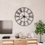 Reloj de pared vintage movimiento cuarzo metal 80 cm XXL de vidaXL, Relojes de pared - Ref: Foro24-50644, Precio: 115,49 €, D...