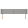 Cabecero de tela gris claro 183x16x78/88 cm de , Cabeceros y pies de cama - Ref: Foro24-3118642, Precio: 57,52 €, Descuento: %
