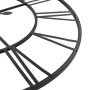 Reloj de pared vintage movimiento cuarzo metal 80 cm XXL de vidaXL, Relojes de pared - Ref: Foro24-50644, Precio: 115,49 €, D...