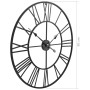 Reloj de pared vintage movimiento cuarzo metal 80 cm XXL de vidaXL, Relojes de pared - Ref: Foro24-50644, Precio: 115,49 €, D...
