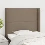 Kopfteil mit Ohren aus taupegrauem Stoff 83x16x118/128 cm von , Kopf- und Fußteile - Ref: Foro24-3119418, Preis: 66,20 €, Rab...