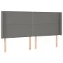 Kopfteil mit dunkelgrauen Stoffohren 163x16x118/128 cm von , Kopf- und Fußteile - Ref: Foro24-3119447, Preis: 107,71 €, Rabat...