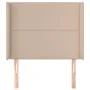 Kopfteil mit Ohren, Cappuccino-Kunstleder, 93 x 16 x 118/128 cm von , Kopf- und Fußteile - Ref: Foro24-3119523, Preis: 71,49 ...
