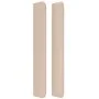 Headboard with ears cappuccino synthetic leather 93x16x118/128 cm by , Headboards and footboards - Ref: Foro24-3119523, Price...