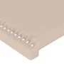 Kopfteil mit Ohren, Cappuccino-Kunstleder, 93 x 16 x 118/128 cm von , Kopf- und Fußteile - Ref: Foro24-3119523, Preis: 71,49 ...