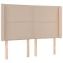 Kopfteil mit Ohren, Cappuccino-Kunstleder, 147 x 16 x 118/128 cm von , Kopf- und Fußteile - Ref: Foro24-3119535, Preis: 118,5...