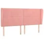 Headboard with pink velvet ears 163x23x118/128 cm by , Headboards and footboards - Ref: Foro24-3117875, Price: 119,39 €, Disc...