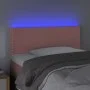 Pink velvet LED headboard 90x5x78/88 cm by , Headboards and footboards - Ref: Foro24-3121513, Price: 47,65 €, Discount: %