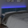 Cabecero con LED de terciopelo marrón oscuro 160x5x78/88 cm de , Cabeceros y pies de cama - Ref: Foro24-3121530, Precio: 63,7...