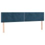 Cabecero con LED de terciopelo marrón oscuro 160x5x78/88 cm de , Cabeceros y pies de cama - Ref: Foro24-3121530, Precio: 63,7...