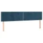 Dark brown velvet LED headboard 160x5x78/88 cm by , Headboards and footboards - Ref: Foro24-3121530, Price: 62,33 €, Discount: %