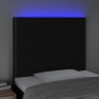 Cabecero con luces LED tela negro 90x5x118/128 cm de , Cabeceros y pies de cama - Ref: Foro24-3122268, Precio: 53,09 €, Descu...
