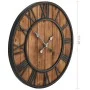 Vintage wall clock quartz movement wood metal 60 cm XXL by vidaXL, Wall clocks - Ref: Foro24-50646, Price: 75,43 €, Discount: %