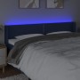 Cabecero con LED de tela azul 183x16x78/88 cm de , Cabeceros y pies de cama - Ref: Foro24-3123116, Precio: 64,76 €, Descuento: %