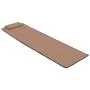 Folding beach mats 2 units steel and brown fabric by vidaXL, Loungers - Ref: Foro24-44331, Price: 48,62 €, Discount: %