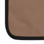 Folding beach mats 2 units steel and brown fabric by vidaXL, Loungers - Ref: Foro24-44331, Price: 48,62 €, Discount: %