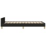 Estructura de cama con cabecero de tela negro 90x200 cm de , Camas y somieres - Ref: Foro24-3124946, Precio: 125,83 €, Descue...