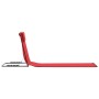 Estera de playa plegable 2 unidade acero y tela rojo de vidaXL, Tumbonas - Ref: Foro24-44329, Precio: 44,31 €, Descuento: %