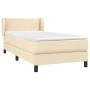 Box spring bed with cream fabric mattress 80x200 cm by , Beds and slatted bases - Ref: Foro24-3126122, Price: 303,84 €, Disco...