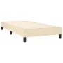 Box spring bed with cream fabric mattress 80x200 cm by , Beds and slatted bases - Ref: Foro24-3126122, Price: 303,84 €, Disco...