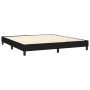 Cama box spring con colchón tela negro 180x200 cm de , Camas y somieres - Ref: Foro24-3126183, Precio: 560,27 €, Descuento: %