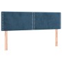 Cama box spring con colchón terciopelo azul oscuro 140x200 cm de , Camas y somieres - Ref: Foro24-3127437, Precio: 439,86 €, ...